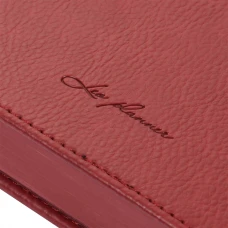 Щоденник А6 Leo Planner датований 2026 "Chiara", твердий, бордовий, 352 с. 252705