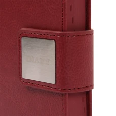 Щоденник А6 Leo Planner датований 2026 "Chiara", твердий, бордовий, 352 с. 252705