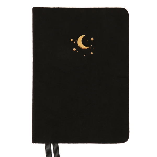 Щоденник А6 Leo Planner датований 2026 "Luna", твердий, чорний, 352 с. 252706
