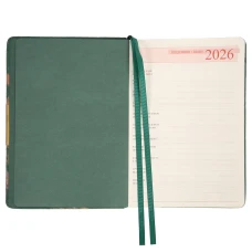 Щоденник-діловий записник А5 Leo Planner датований 2026 "Bloom", твердий, 368 с. 252683