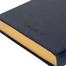 Щоденник-діловий записник А5 Leo Planner датований 2026 "City", твердий, синій, 368 с. 252667