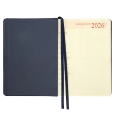 Щоденник-діловий записник А5 Leo Planner датований 2026 "City", твердий, синій, 368 с. 252667