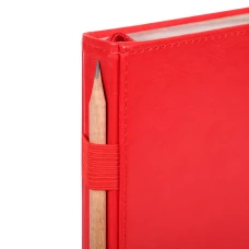 Щоденник-діловий записник А5 Leo Planner датований 2026 "City", твердий, червоний, 368 с. 252666