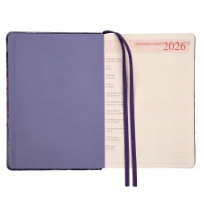 Щоденник-діловий записник А5 Leo Planner датований 2026 "Luna", твердий, синій, 368 с. 252688
