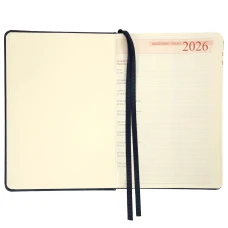 Щоденник-діловий записник А5 Leo Planner датований 2026 "Persona", твердий, синій, 368 с. 252662