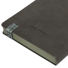 Щоденник-діловий записник А5 Leo Planner датований 2026 "Polo", м'який, графітовий, 368 с. 252694