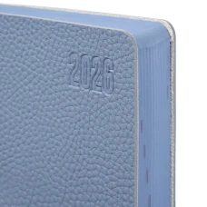 Щоденник-діловий записник А5 Leo Planner датований 2026 "Vitto", м'який, блакитний, 368 с. 252644
