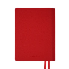 Щоденник-діловий записник А5 Leo Planner датований 2026 "Vitto", м'який, червоний, 368 с. 252643