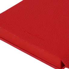 Щоденник-діловий записник А5 Leo Planner датований 2026 "Vitto", м'який, червоний, 368 с. 252643