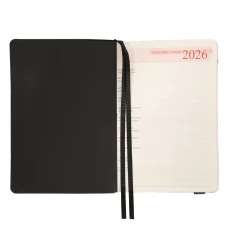 Щоденник-діловий записник А5 Leo Planner датований 2026 "Voyage", м'який, графітовий, 368 с. 252695