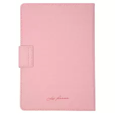 Щоденник-діловий записник А5 Leo Planner датований 2026 "Chiara", твердий, рожевий, 368 с. 252686