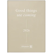 Щоденник 2026 Стандарт Torino Trend бежевий, 73-795 38 096 Brunnen