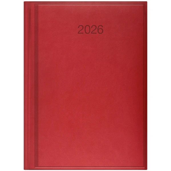 Щоденник 2026 Стандарт Torino слп/т червоний, 73-795 38 206 Brunnen