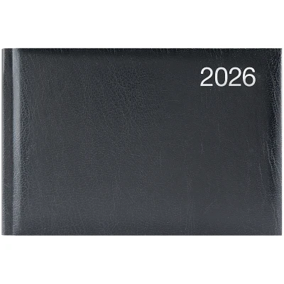 Щотижневик 2026 кишеньк. Miradur срб/т чорний, 73-755 60 906 Brunnen