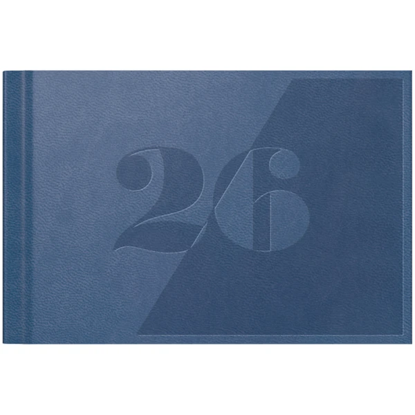 Щотижневик 2026 кишеньк Torino Trend синій, 73-755 38 616 Brunnen