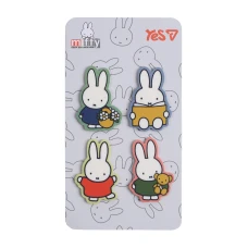 Закладки-стікери YES "Miffy", пластик, 80 шт. (4х20), 170448