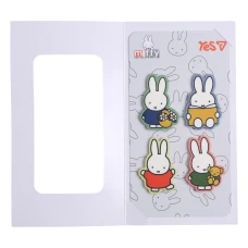 Закладки-стікери YES "Miffy", пластик, 80 шт. (4х20), 170448