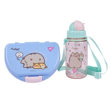 Набір контейнер і пляшка YES "Pusheen", 2 предмети, 450145