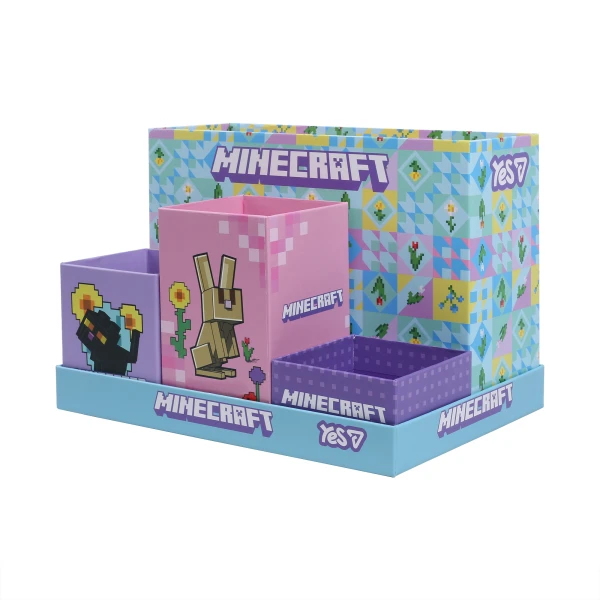 Настільний органайзер YES "Minecraft.Spring", картон, 708604