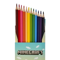 Олівці кольорові, 12 шт. "Minecraft.Spring", 290772 YES.