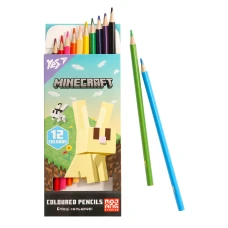 Олівці кольорові, 12 шт. "Minecraft.Spring", 290772 YES.
