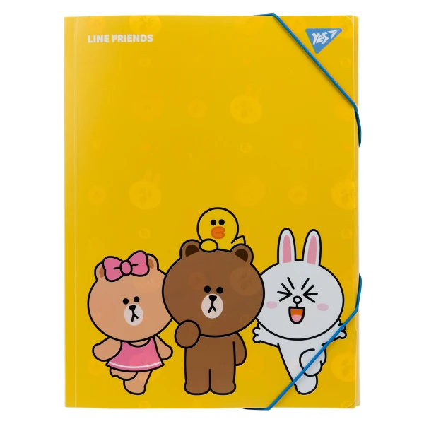 Папка на гумці А4 "Line Friends" 492098 YES