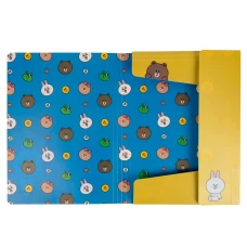 Папка на гумці А4 "Line Friends" 492098 YES
