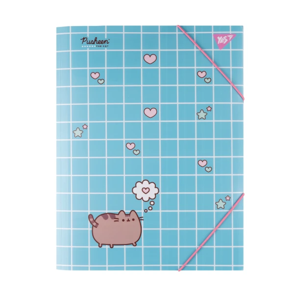 Папка на гумці А4 "Pusheen. Hearts" 492215 YES