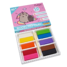Пластилін YES "Pusheen", кор., стек, 10 кол, 200г, 540663