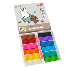 Пластилін YES "Miffy", кор., стек, 12 кол, 240г, 540719