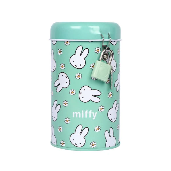 Скарбничка кругла YES "Miffy" металева, 13*7,6 см, 708578
