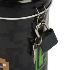 Скарбничка кругла YES "Minecraft Heroes" металева, 13*7,6 см, 708577