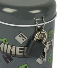 Скарбничка кругла YES "Minecraft" металнва, 13*7,6 см, 708576