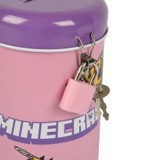 Скарбничка кругла YES "Minecraft.Spring" металева, 13*7,6 см, 708575