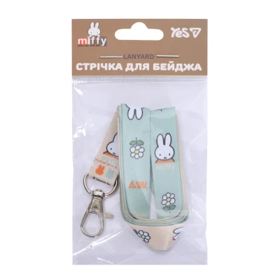 Стрічка для бейджа із карабіном YES 