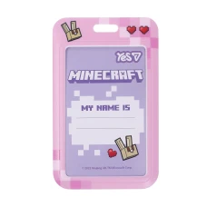 Бейдж без стрічки вертикальний YES "Minecraft.Spring", слайдер, 940411