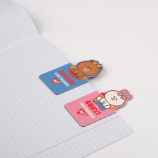 Закладки магнітні YES "Line Friends", висікання, 2 шт, 708399
