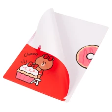 Папка-куток YES A4 з клапаном "Line Friends. Choco" 492111