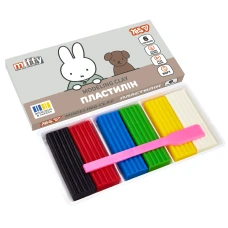 Пластилін YES "Miffy", кор., стек, 6 кол, 120г, 540726