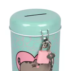 Скарбничка кругла YES "Pusheen" металева, 13*7,6 см, 708579