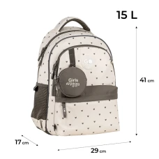 Рюкзак GoPack Education GO26-182M-3 Beige Polka Dots