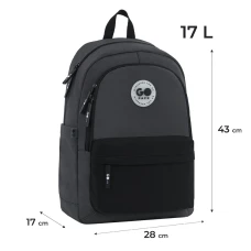 Рюкзак GoPack Education Teens GO26-141L-4 чорний, сірий