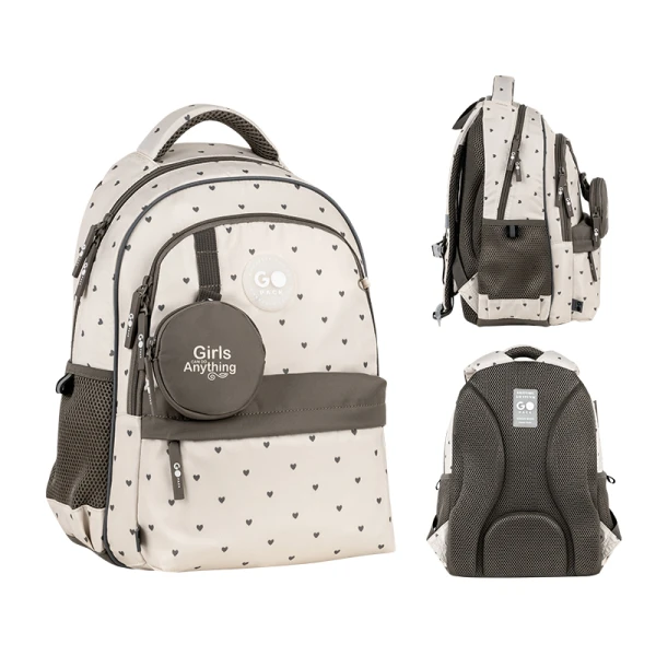 Рюкзак GoPack Education GO26-182M-3 Beige Polka Dots