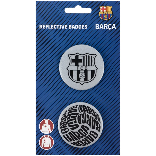 Набір значків світловідбиваючих, BC25-107 FC Barcelona