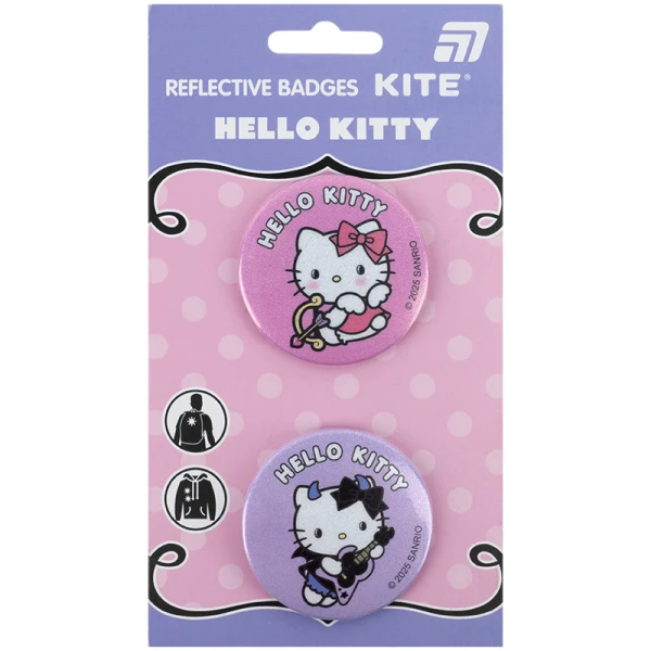 Набір значків світловідбиваючих, HK25-107-1 Hello Kitty