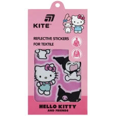 Набір стікерів світловідбиваючих для текстилю, HK25-114 Hello Kitty