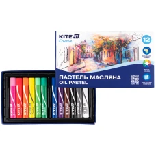 Пастель масляна, 12 кольорів Creative K-200-12 Kite