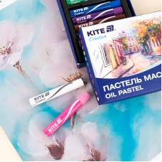 Пастель масляна, 12 кольорів Creative K-200-12 Kite