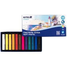 Пастель суха, 12 кольорів Creative K-201-12 Kite