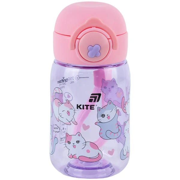 Пляшечка для води, 360 мл, Cats, K25-1235-1 Kite
